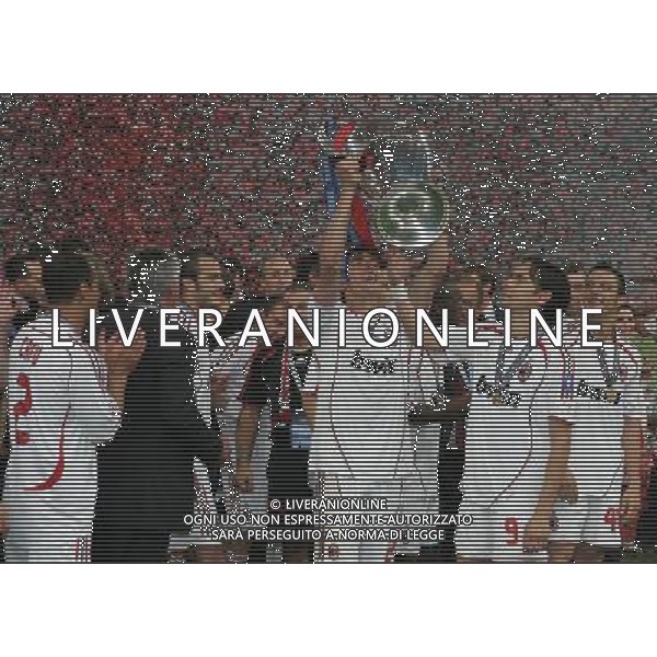 Atene 23 maggio 2007 AC Milan - Liverpool Fc finale champions league nella foto: festeggiamenti milan foto Andry / Ag. Aldo Liverani