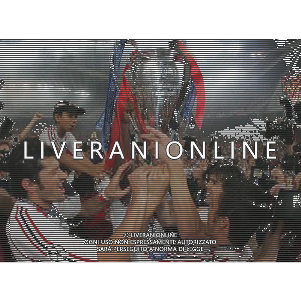 Atene 23 maggio 2007 AC Milan - Liverpool Fc finale champions league nella foto: festeggiamenti milan foto Andry / Ag. Aldo Liverani