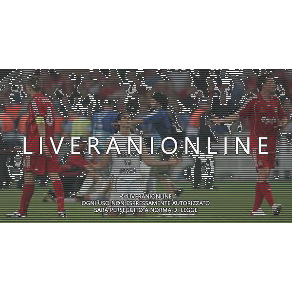 Atene 23 maggio 2007 AC Milan - Liverpool Fc finale champions league nella foto: Kaka esulta pregando a fine gara foto Andry / Ag. Aldo Liverani
