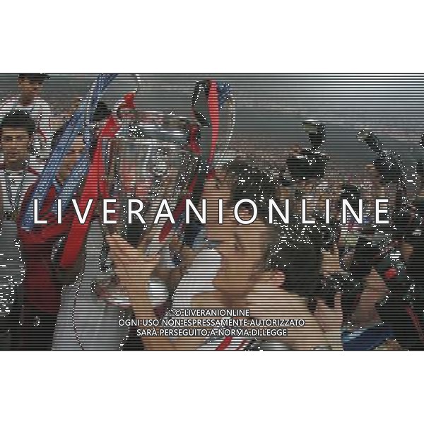 Atene 23 maggio 2007 AC Milan - Liverpool Fc finale champions league nella foto: Kaka con la coppa dei campioni foto Andry / Ag. Aldo Liverani