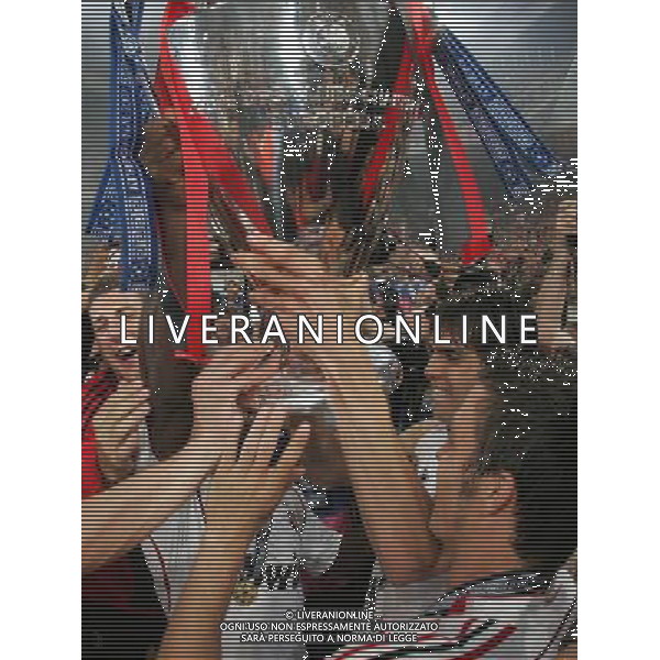 Atene 23 maggio 2007 AC Milan - Liverpool Fc finale champions league nella foto: Kaka con la coppa dei campioni foto Andry / Ag. Aldo Liverani