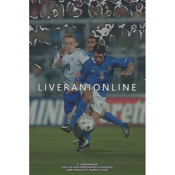 PALERMO 29/03/2003 ITALIA - FINLANDIA NELLA FOTO SIMONE PERROTTA AGENZIA ALDO LIVERANI