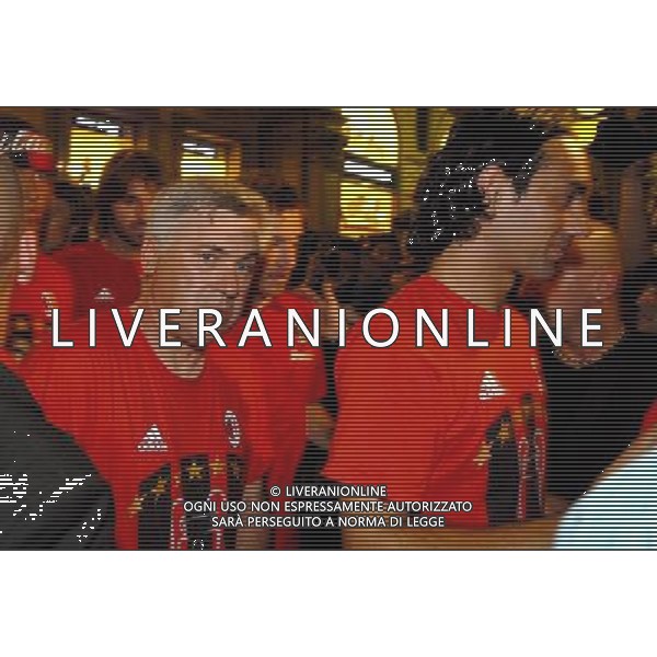 MILANO 24/5/2007 PIAZZA DUOMO FESTA DEL MILAN PER LA VITTORIA IN CHAMPIONS LEAGUE NELLA FOTO CARLO ANCELOTTI FOTO ROMANO-FRANKY/AG ALDO LIVERANI