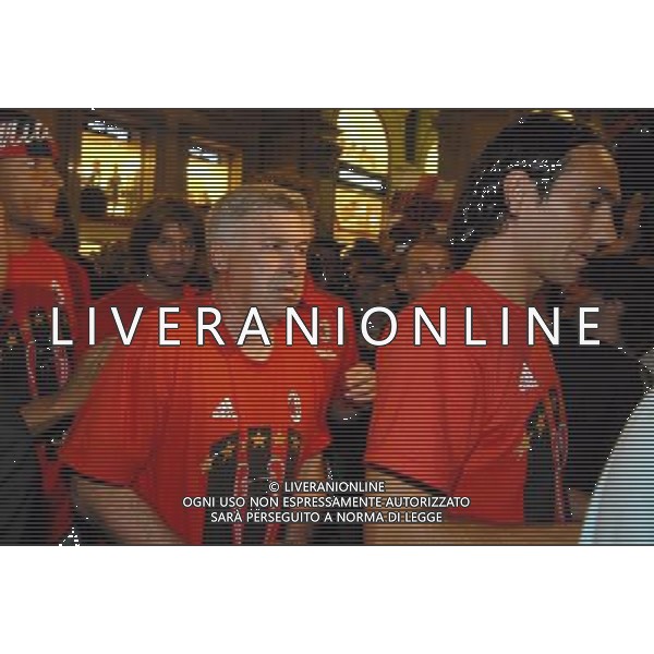 MILANO 24/5/2007 PIAZZA DUOMO FESTA DEL MILAN PER LA VITTORIA IN CHAMPIONS LEAGUE NELLA FOTO CARLO ANCELOTTI FOTO ROMANO-FRANKY/AG ALDO LIVERANI