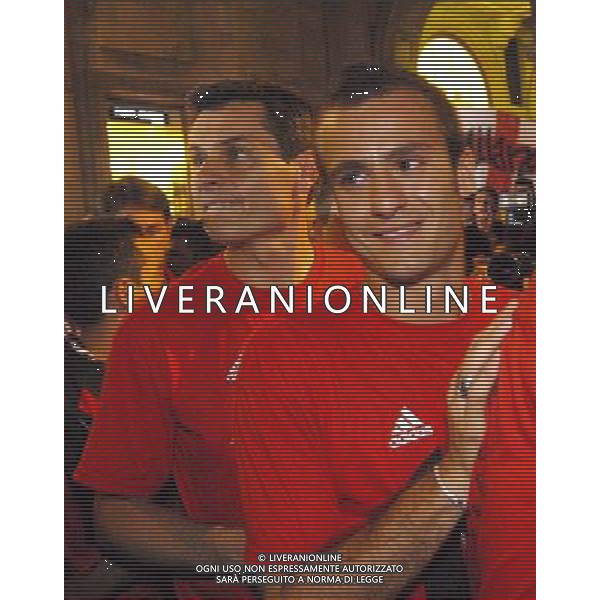 MILANO 24/5/2007 PIAZZA DUOMO FESTA DEL MILAN PER LA VITTORIA IN CHAMPIONS LEAGUE NELLA FOTO ALBERTO GILARDINO FOTO ROMANO-FRANKY/AG ALDO LIVERANI