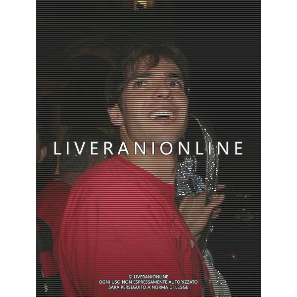 MILANO 24/5/2007 PIAZZA DUOMO FESTA DEL MILAN PER LA VITTORIA IN CHAMPIONS LEAGUE NELLA FOTO KAKA\' FOTO ROMANO-FRANKY/AG ALDO LIVERANI
