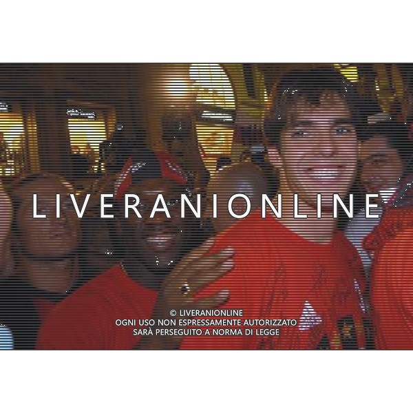 MILANO 24/5/2007 PIAZZA DUOMO FESTA DEL MILAN PER LA VITTORIA IN CHAMPIONS LEAGUE NELLA FOTO KAKA\' E CLARENCE SEEDORF FOTO ROMANO-FRANKY/AG ALDO LIVERANI