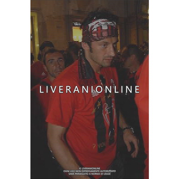 MILANO 24/5/2007 PIAZZA DUOMO FESTA DEL MILAN PER LA VITTORIA IN CHAMPIONS LEAGUE NELLA FOTO LALHA LALADZE FOTO ROMANO-FRANKY/AG ALDO LIVERANI