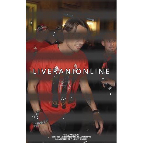 MILANO 24/5/2007 PIAZZA DUOMO FESTA DEL MILAN PER LA VITTORIA IN CHAMPIONS LEAGUE NELLA FOTO PAOLO MALDINI FOTO ROMANO-FRANKY/AG ALDO LIVERANI