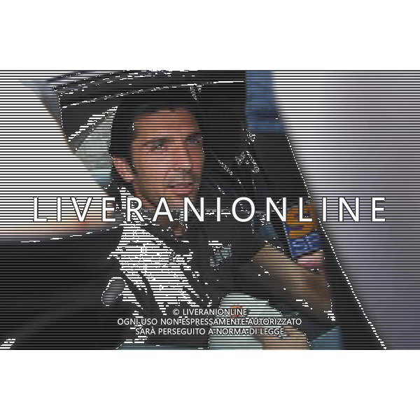 Raduno Nazionale Italiana Coverciano 29.05.2007 Nella Foto: Arrivo di Gianluigi Buffon Ag. Aldo Liverani