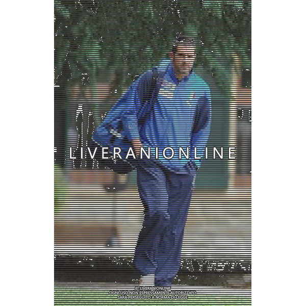 Allenamento Raduno Nazionale Italiana a Coverciano 29.05.2007 Nella Foto: Cristiano Lucarelli Ag. Aldo Liverani