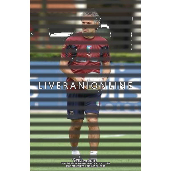 Allenamento Raduno Nazionale Italiana a Coverciano 29.05.2007 Nella Foto: roberto Donadoni Ag. Aldo Liverani