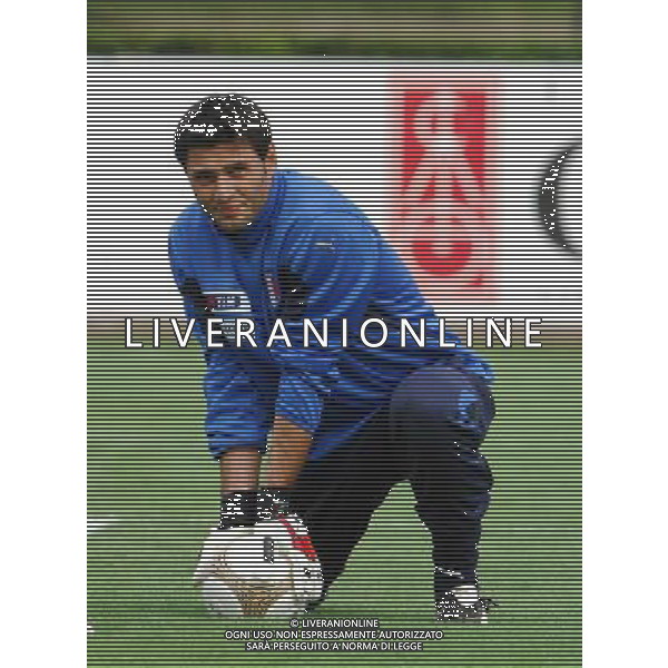 Allenamento Raduno Nazionale Italiana a Coverciano 29.05.2007 Nella Foto: Amelia Marco Ag. Aldo Liverani