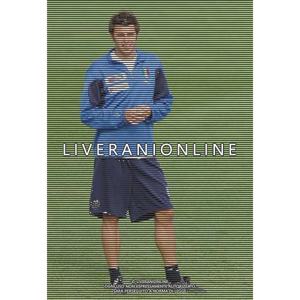 Allenamento Raduno Nazionale Italiana a Coverciano 29.05.2007 Nella Foto: andrea Barzagli Ag. Aldo Liverani