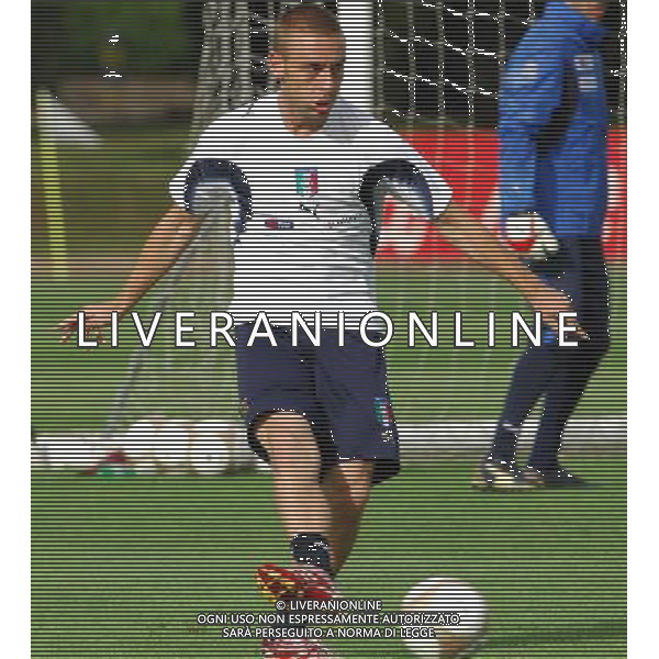 Allenamento Raduno Nazionale Italiana a Coverciano 29.05.2007 Nella Foto: daniele De Rossi Ag. Aldo Liverani