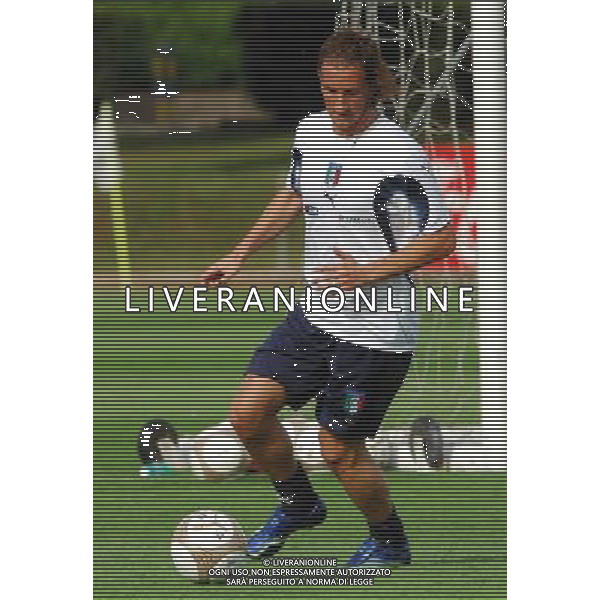 Allenamento Raduno Nazionale Italiana a Coverciano 29.05.2007 Nella Foto: stefano aimo Diana Ag. Aldo Liverani