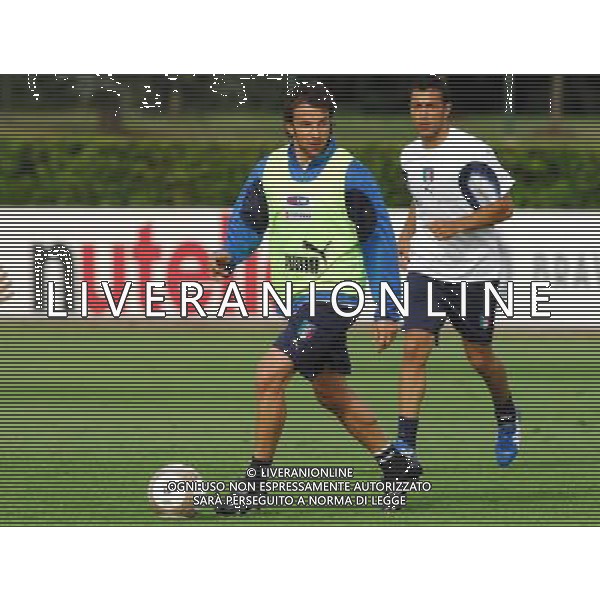 Allenamento Raduno Nazionale Italiana a Coverciano 29.05.2007 Nella Foto: alessandro del Piero Ag. Aldo Liverani