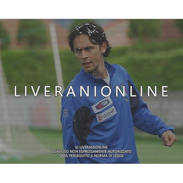 Allenamento Raduno Nazionale Italiana a Coverciano 29.05.2007 Nella Foto: filippo Inzaghi Ag. Aldo Liverani