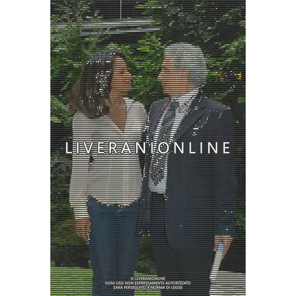 PRESENTAZIONE DEL PROGRAMMA DI RAINEWS24 ONDA ANOMALA 30/05/2007 NELLA FOTO RULA JEBREAL CON CORRADINO MINEO DIRETTORE DI RAINEWS24 © CAMILLA MORANDI/AG. ALDO LIVERANI