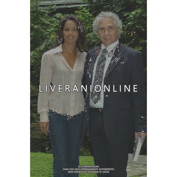 PRESENTAZIONE DEL PROGRAMMA DI RAINEWS24 ONDA ANOMALA 30/05/2007 NELLA FOTO RULA JEBREAL CON CORRADINO MINEO DIRETTORE DI RAINEWS24 © CAMILLA MORANDI/AG. ALDO LIVERANI