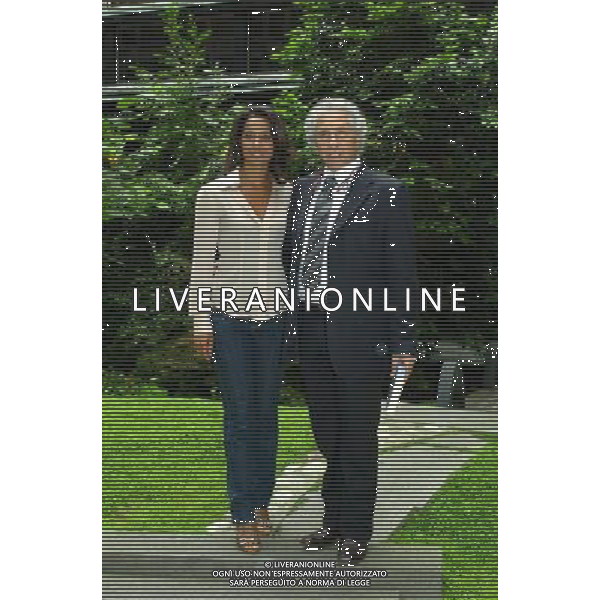 PRESENTAZIONE DEL PROGRAMMA DI RAINEWS24 ONDA ANOMALA 30/05/2007 NELLA FOTO RULA JEBREAL CON CORRADINO MINEO DIRETTORE DI RAINEWS24 © CAMILLA MORANDI/AG. ALDO LIVERANI