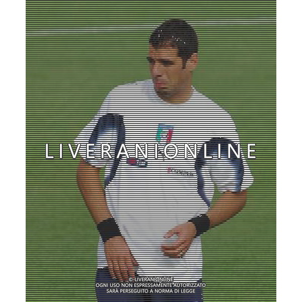 Raduno e Allenamento della Nazionale Italiana a Coverciano-29.05.2007 Nella Foto: simone Perrotta Ag. Aldo Liverani