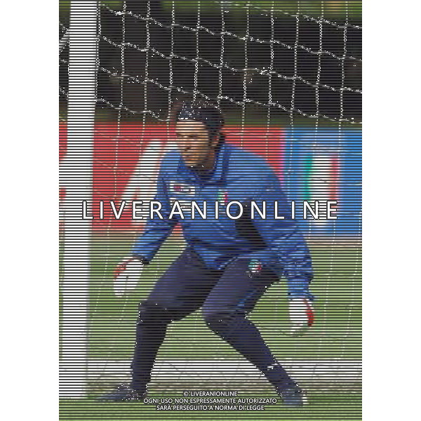 Raduno e Allenamento della Nazionale Italiana a Coverciano-29.05.2007 Nella Foto: gianluig Buffon Ag. Aldo Liverani