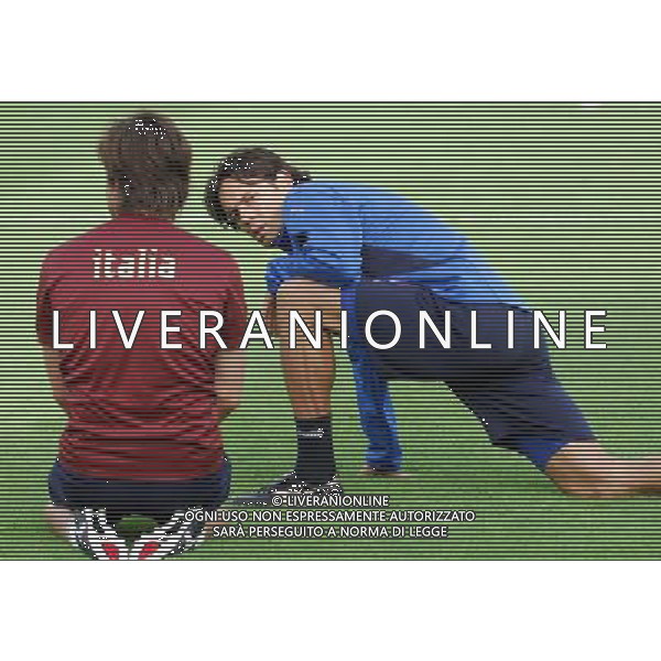 Raduno e Allenamento della Nazionale Italiana a Coverciano-29.05.2007 Nella Foto: filippo Inzaghi Ag. Aldo Liverani