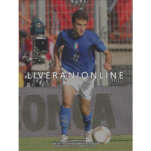 Italia - Albania U21 Qualificazioni ai Campionati Europei U21 01/06/2007 nella Foto: giuseppe Rossi Ag. Aldo Liverani
