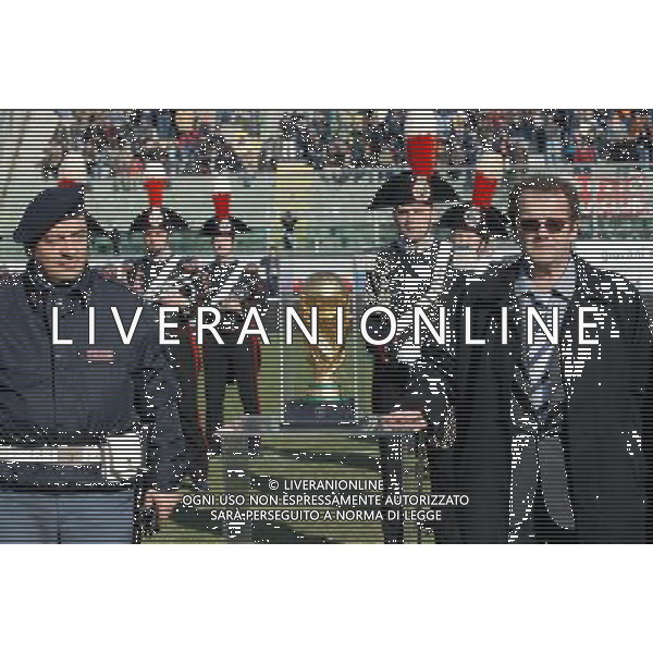 59¡ Torneo \'Coppa Carnevale\' di Viareggio 19.02.2007 - Viareggio Nella Foto:Ph.Vitez/Coppa del Mondo in esposizione (trofeo) Ph Agenzia Aldo Liverani