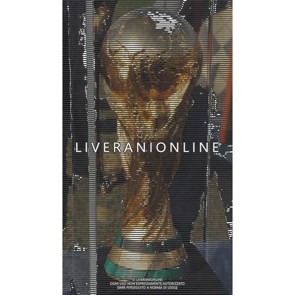 59¡ Torneo \'Coppa Carnevale\' di Viareggio 19.02.2007 - Viareggio Nella Foto:Ph.Vitez/Coppa del Mondo in esposizione (trofeo) Ph Agenzia Aldo Liverani