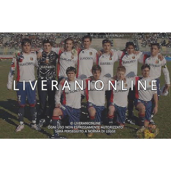59¡ Torneo \'Coppa Carnevale\' di Viareggio 19.02.2007 - Viareggio Nella Foto:Ph.Vitez/Genoa Squadra formazione Ph Agenzia Aldo Liverani