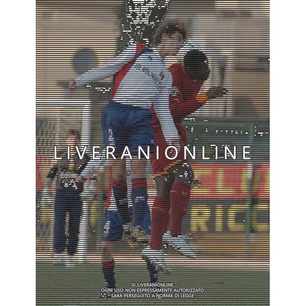 59¡ Torneo \'Coppa Carnevale\' di Viareggio 19.02.2007 - Viareggio Nella Foto:Ph.Vitez/D\'Alessandro Matteo(Genoa)-Okaka Stefano(Roma) Ph Agenzia Aldo Liverani