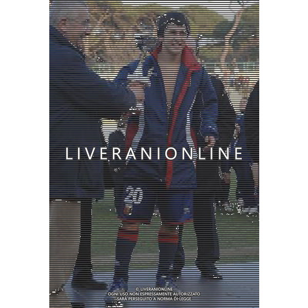 59¡ Torneo \'Coppa Carnevale\' di Viareggio 19.02.2007 - Viareggio Nella Foto:Ph.Vitez/Forestieri Fernando(Genoa)giocatore pi giovane del torneo Ph Agenzia Aldo Liverani