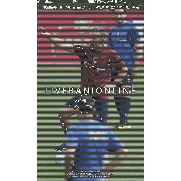 Allenamento della Nazionale Italiana nel centro sportivo Milanello a Cornago 04/06/2007 nella foto roberto donadoni ph andry/ag. aldo liverani