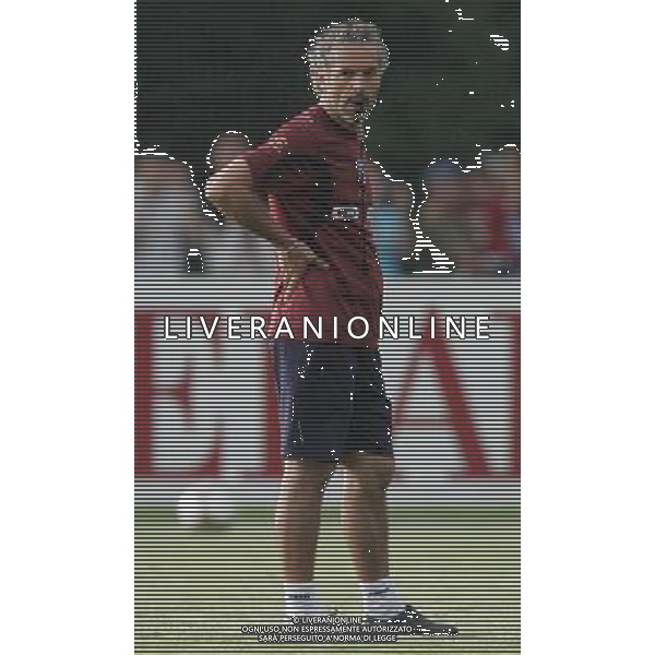Allenamento della Nazionale Italiana nel centro sportivo Milanello a Cornago 04/06/2007 nella foto roberto donadoni ph andry/ag. aldo liverani
