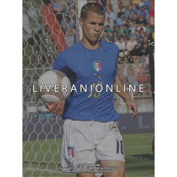 Italia - Albania U21 Qualificazioni ai Campionati Europei U21 01.06.2007 Nella Foto: Sebastian Giovinco Ag. Aldo Liverani