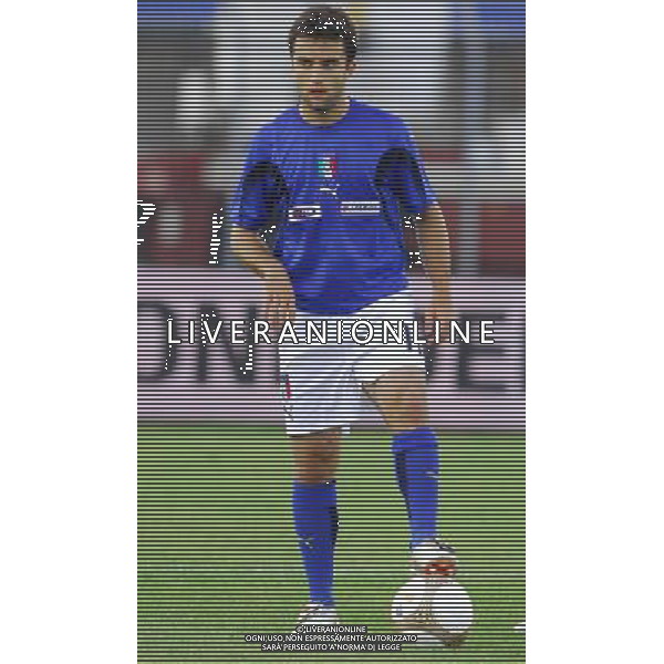 Italia - Albania U21 Qualificazioni ai Campionati Europei U21 01.06.2007 Nella Foto: Giuseppe Rossi Ag. Aldo Liverani