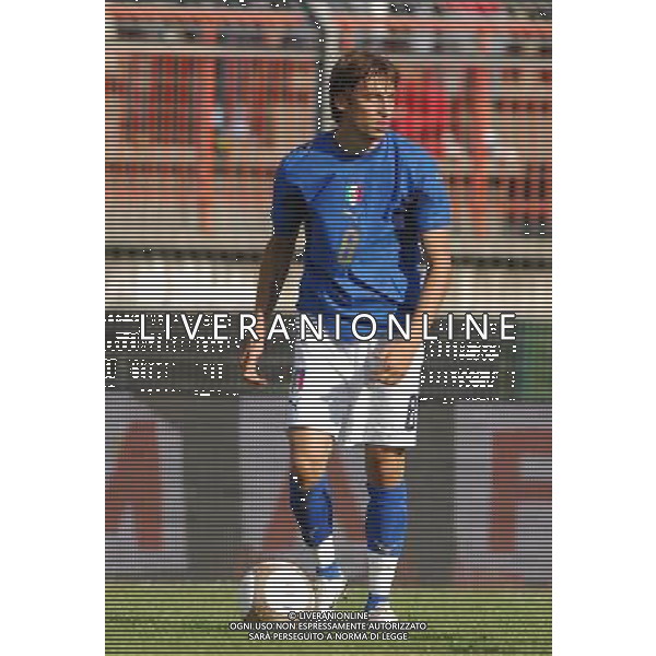 Italia - Albania U21 Qualificazioni ai Campionati Europei U21 01.06.2007 Nella Foto: Marchisio Claudio Ag. Aldo Liverani