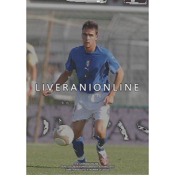 Italia - Albania U21 Qualificazioni ai Campionati Europei U21 01.06.2007 Nella Foto: Cigarini Luca Ag. Aldo Liverani