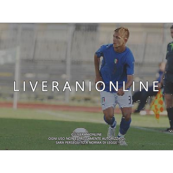 Italia - Albania U21 Qualificazioni ai Campionati Europei U21 01.06.2007 Nella Foto: Criscito Domenico Ag. Aldo Liverani