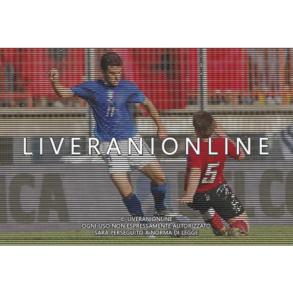 Italia - Albania U21 Qualificazioni ai Campionati Europei U21 01.06.2007 Nella Foto: Giuseppe Rossi Ag. Aldo Liverani