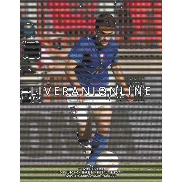 Italia - Albania U21 Qualificazioni ai Campionati Europei U21 01.06.2007 Nella Foto: Giuseppe Rossi Ag. Aldo Liverani