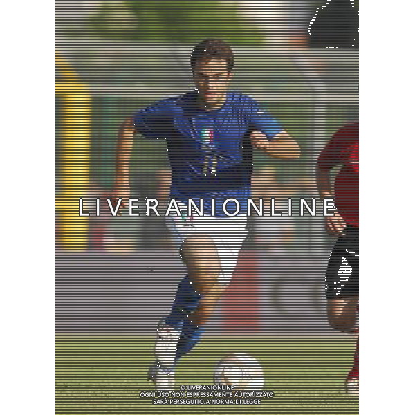 Italia - Albania U21 Qualificazioni ai Campionati Europei U21 01.06.2007 Nella Foto: Giuseppe Rossi Ag. Aldo Liverani