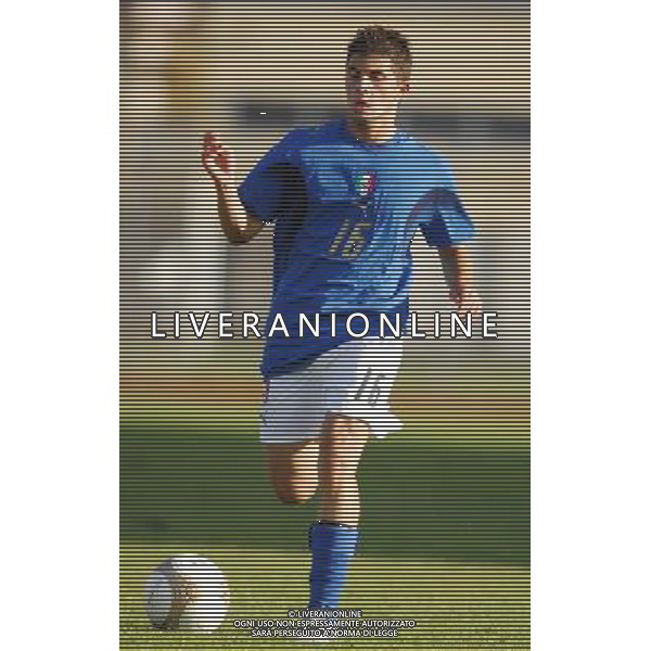 Italia - Albania U21 Qualificazioni ai Campionati Europei U21 01.06.2007 Nella Foto: gabriele Paonessa Ag. Aldo Liverani
