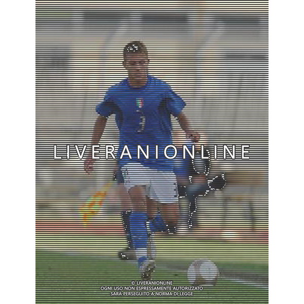 Italia - Albania U21 Qualificazioni ai Campionati Europei U21 01.06.2007 Nella Foto: Criscito domenico Ag. Aldo Liverani