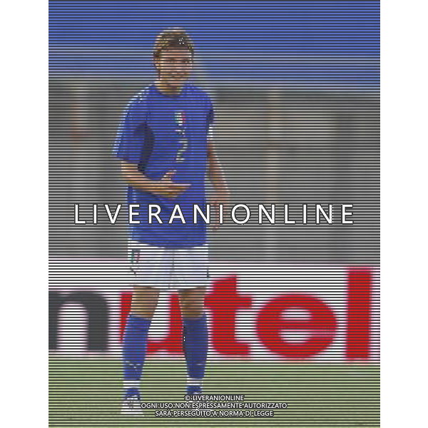 Italia - Albania U21 Qualificazioni ai Campionati Europei U21 01.06.2007 Nella Foto: Simone Motta Ag. Aldo Liverani
