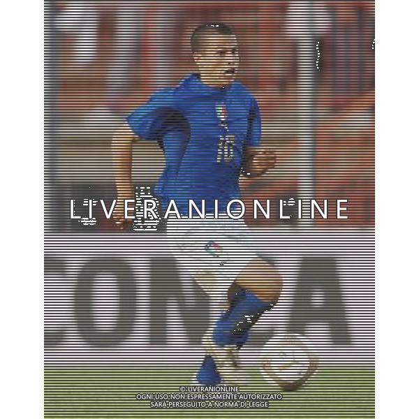 Italia - Albania U21 Qualificazioni ai Campionati Europei U21 01.06.2007 Nella Foto: Giovinco Sebastian Ag. Aldo Liverani