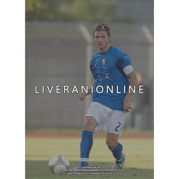 Italia - Albania U21 Qualificazioni ai Campionati Europei U21 01.06.2007 Nella Foto: Simone Motta Ag. Aldo Liverani