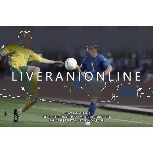 LITUANIA-ITALIA 06/06/2007 QUALIF EURO 2008 NELLA FOTO di natale antonio italy klimavicius arunas lithuania FOTO BORSARI-AG ALDO LIVERANI